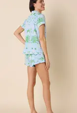 The Cat's Pajamas Pima Cotton Tee and Short Pj Set