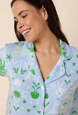The Cat's Pajamas Pima Cotton Tee and Short Pj Set