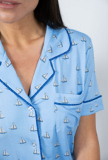 Aspen Dream Bamboo SS & cropped Pant capri PJ Set- Jolene