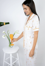 Aspen Dream Bamboo SS & cropped Pant capri PJ Set- Jolene