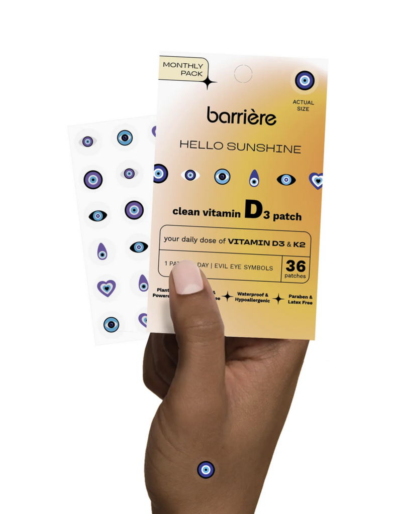 Barriere Hello Sunshine Vitamin D3 Patch 36pk- Evil Eye