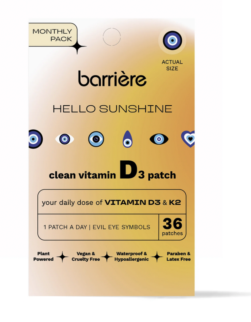 Barriere Hello Sunshine Vitamin D3 Patch 36pk- Evil Eye