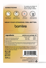 Barriere Hello Sunshine Vitamin D3 Patch 36pk- Evil Eye
