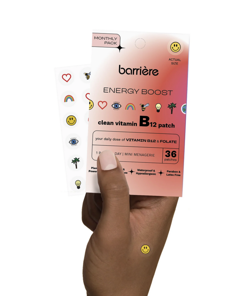 Barriere Energy Boost Clean Vitamin B12 Patch 36pk- Icons