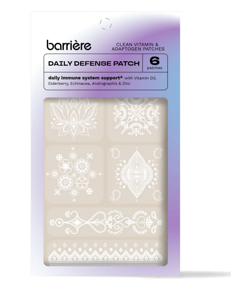 Barriere Daily Defense Vitamin Patch 6pk - White Mosaic Print