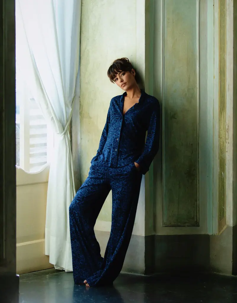 Cosabella Pima Lusso Printed Bella Pj - LS with Pant