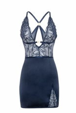 Oh La La Cherie Davina Fitted satin Chemise