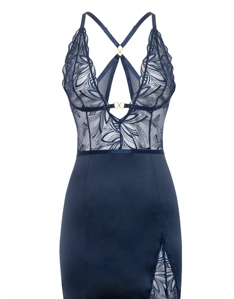 Oh La La Cherie Davina Fitted satin Chemise