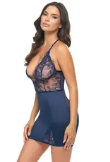 Oh La La Cherie Davina Fitted satin Chemise