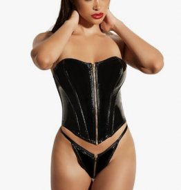 Oh La La Cherie Rider Vinyl Corset