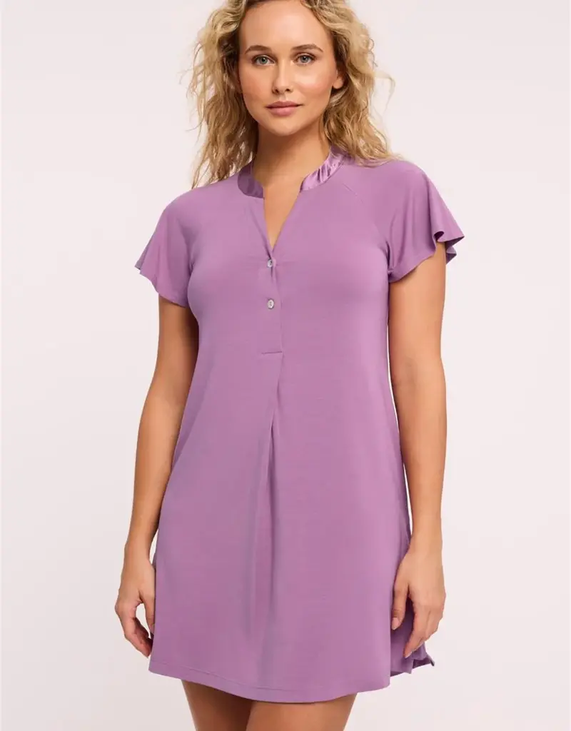 Fleur't Fluttered Sleeve Night Dress