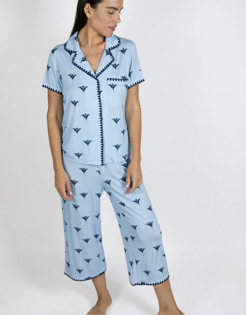 Aspen Dream Aspen Dream Cute Stitching SS w Capri