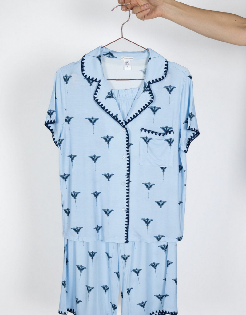 Aspen Dream Aspen Dream Cute Stitching SS w Capri