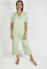 Aspen Dream Bamboo SS & cropped Pant capri PJ Set- Jolene