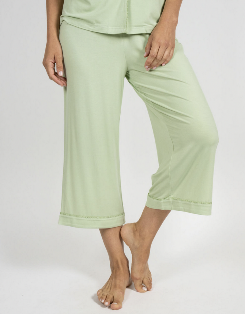 Aspen Dream Bamboo SS & cropped Pant capri PJ Set- Jolene