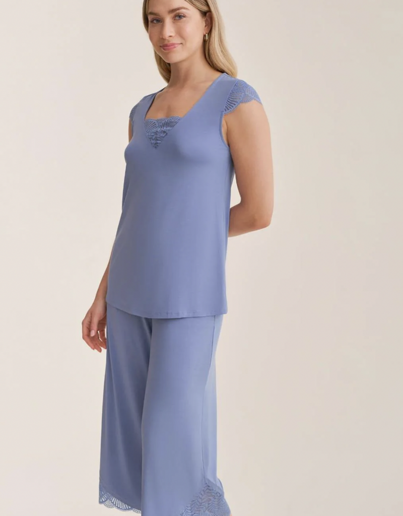 Fleur't Belle Epoque Cap Sleeve SleepTee & Capri