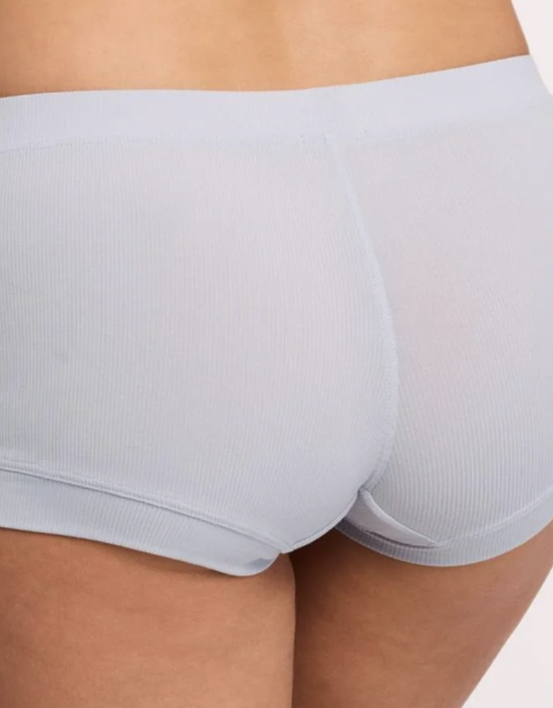 Iconic Ribbed Cami w Shelf Bra and Boxer Short TWO PC SET