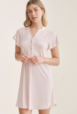Fleur't Fluttered Sleeve Night Dress