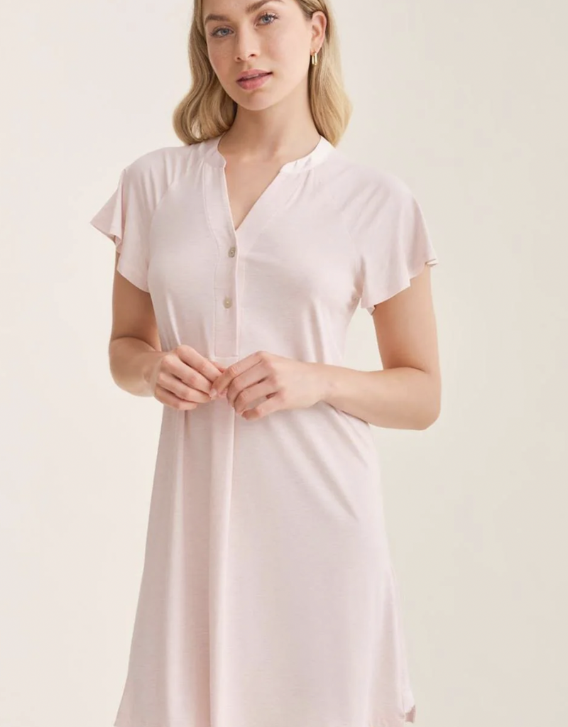 Fleur't Fluttered Sleeve Night Dress