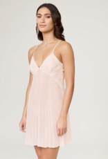 Delight Chemise - Pleated embroidered lace