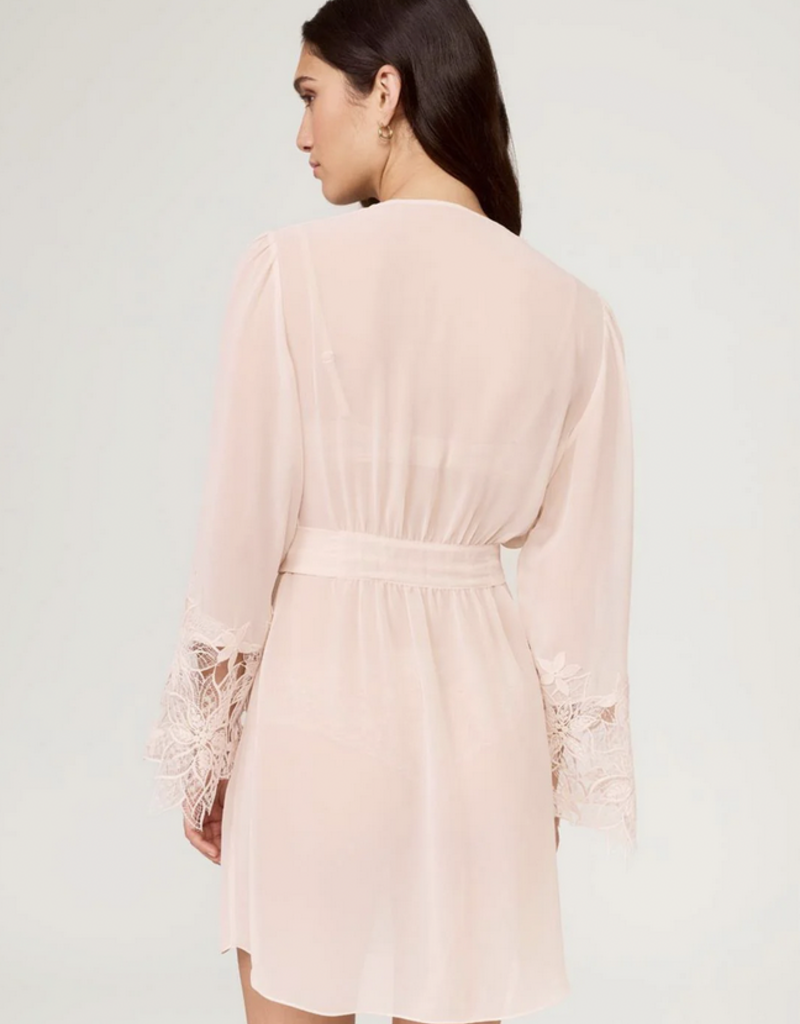 Rya Collection Delight Cover Up Pleated w embroidered Lace