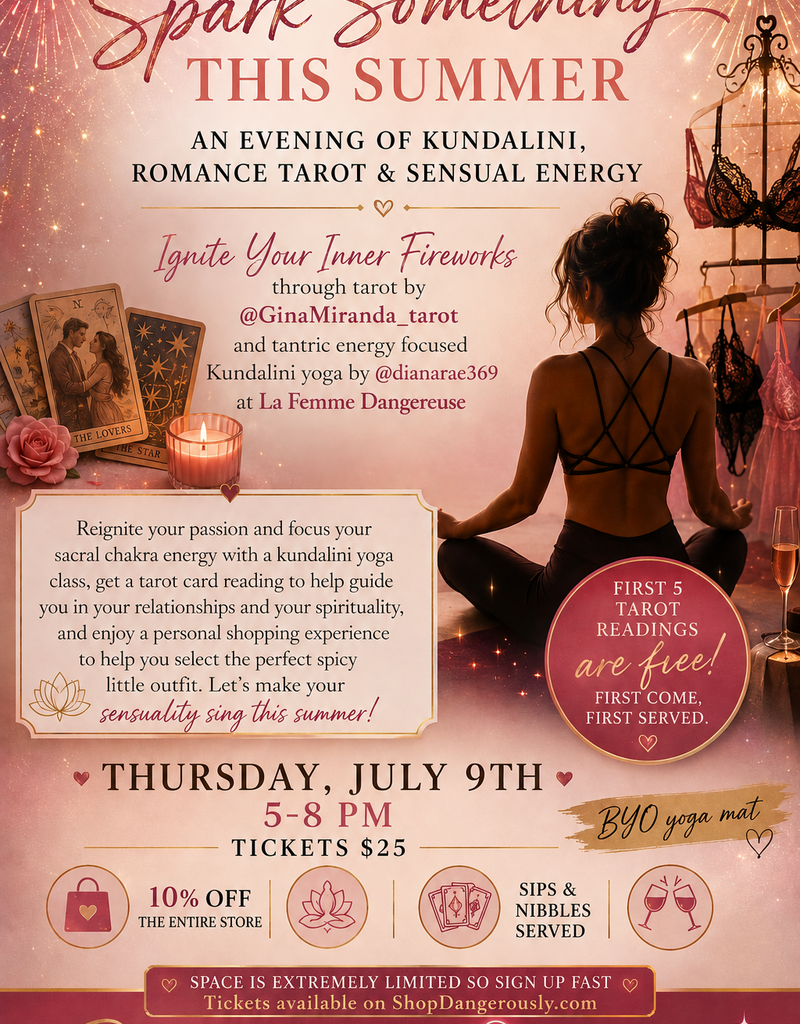 Tarot and Yoga Summer Sparkler event - 7/9/26