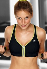 Shock Absorber Sports Bra - active zipped plunge - Shock Absorber