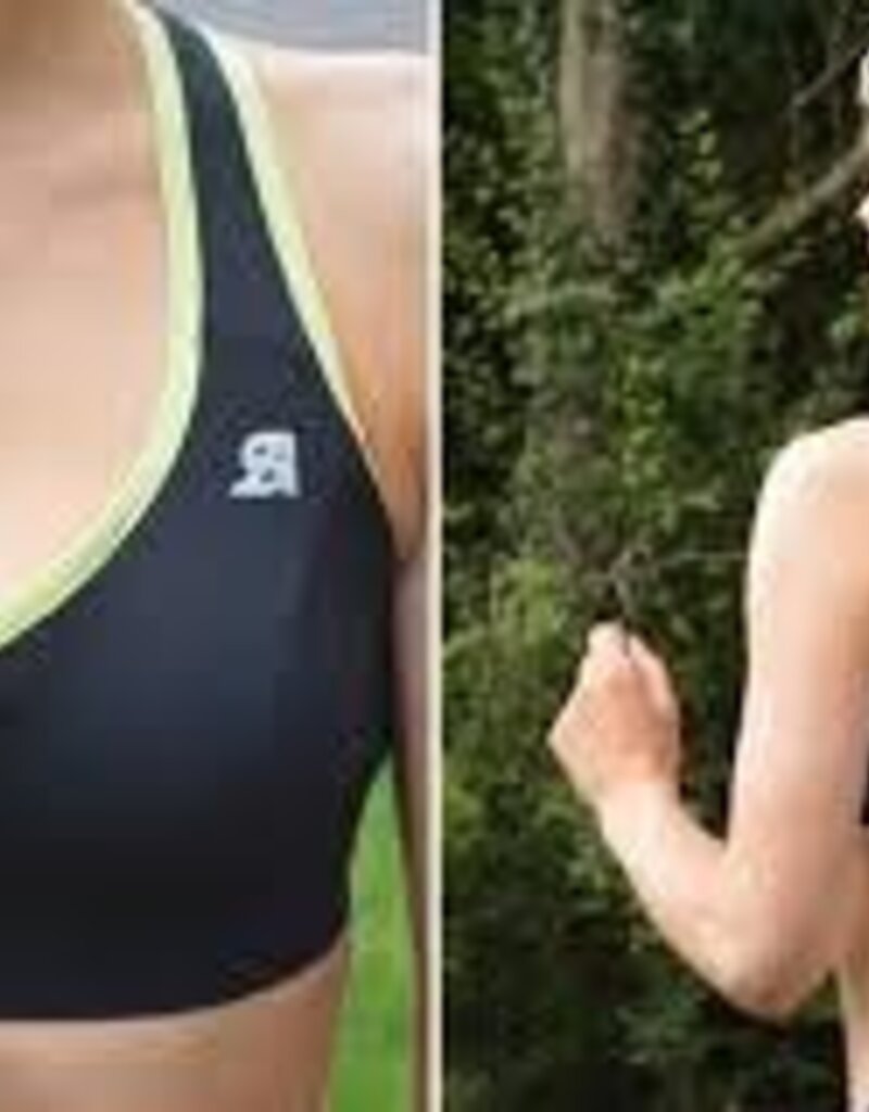 Shock Absorber Sports Bra - active zipped plunge - Shock Absorber