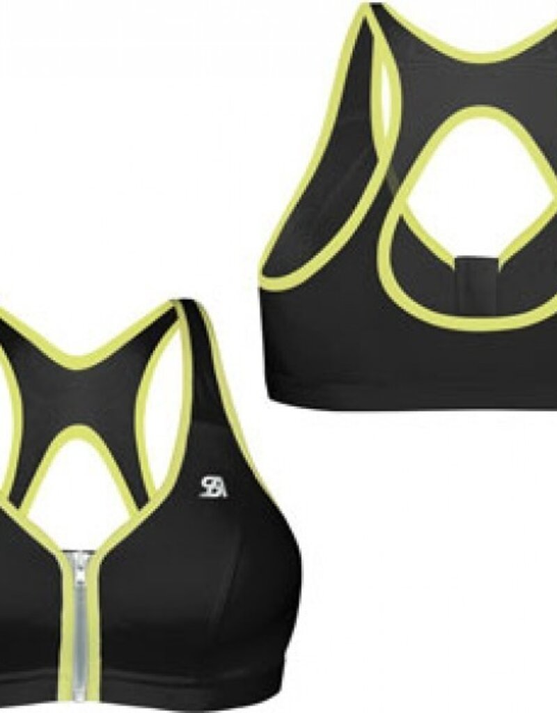 Shock Absorber Sports Bra - active zipped plunge - Shock Absorber