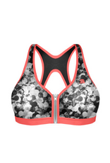 Shock Absorber Sports Bra - active zipped plunge - Shock Absorber