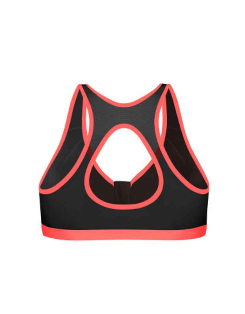 Shock Absorber Sports Bra - active zipped plunge - Shock Absorber