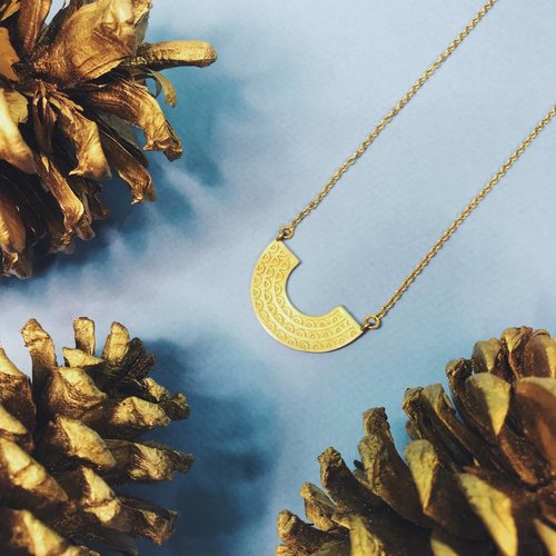 Nicole Weldon Celine Necklace -Brass Nicole Weldon Celine Necklace -Brass