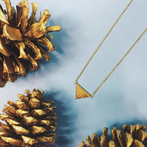 Nicole Weldon Pyramid - Brass Nicole Weldon Pyramid - Brass