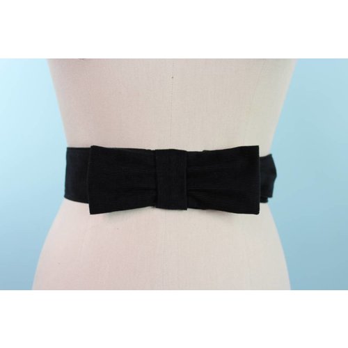 Sarah Bibb Bow Belt - Black Cord Sarah Bibb Bow Belt - Black Cord
