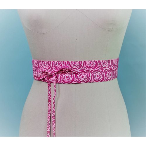 Sarah Bibb Mini Obi Belt- Rasp Rose Sarah Bibb Mini Obi Belt- Rasp Rose