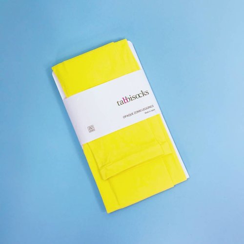 Tabbisocks Zippi Footless Tights - Yellow Tabbisocks Zippi Footless Tights - Yellow