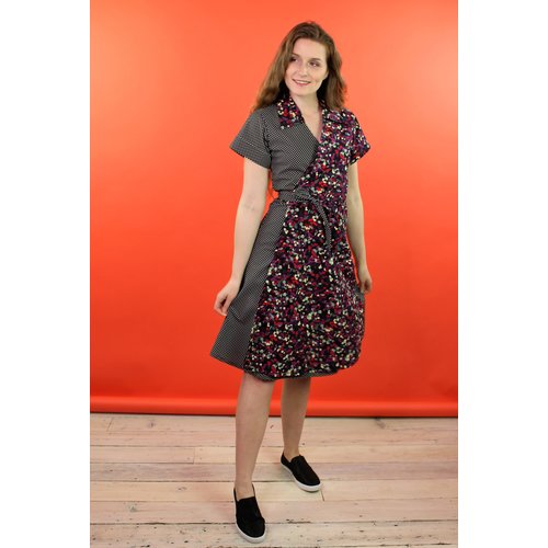Sarah Bibb Tootie Wrap Dress - Roswell/Dot Sarah Bibb Tootie Wrap Dress - Roswell/Dot