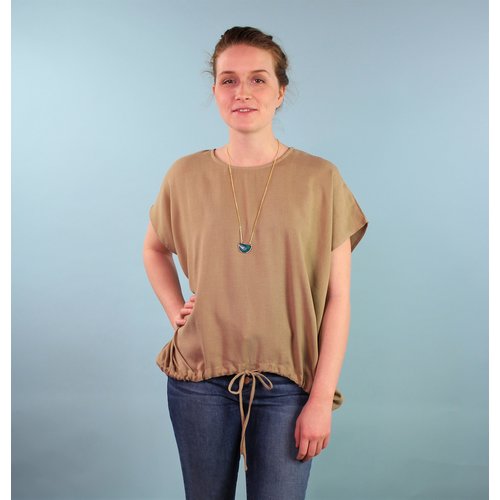 Six Crisp Days Vari Top - Khaki Six Crisp Days Vari Top - Khaki