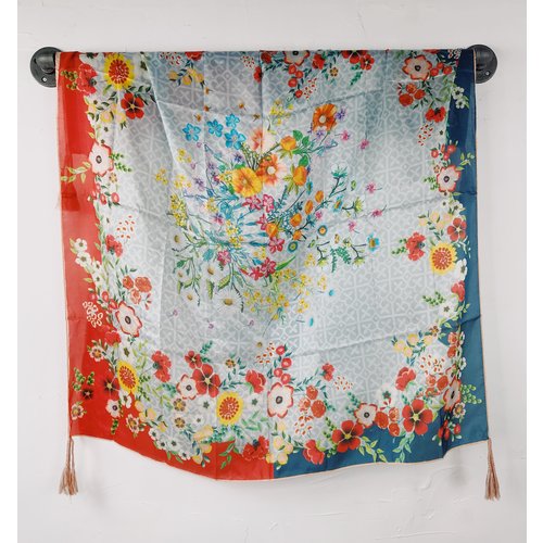 Johnny Was Silk Tassel Scarf - Lewi Johnny Was Silk Tassel Scarf - Lewi