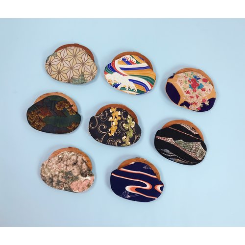 Mei Vintage Kimono Clutch - multiple colors Mei Vintage Kimono Clutch - multiple colors