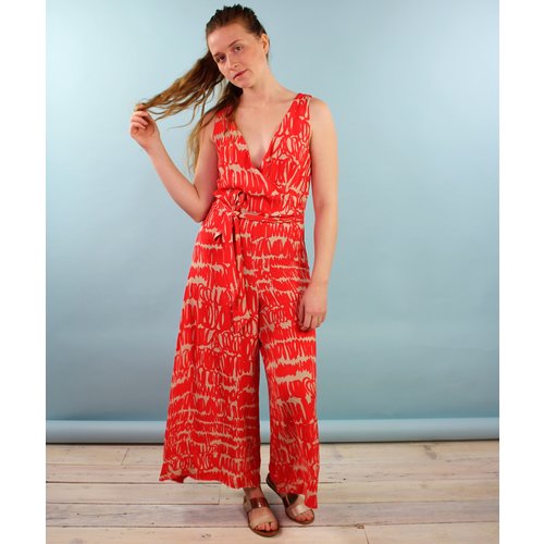 Eva Franco Suna Jumpsuit - Script Eva Franco Suna Jumpsuit - Script