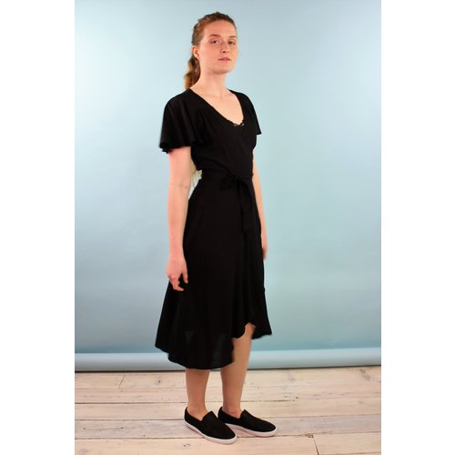 Cameo Ginny Wrap Dress - Onyx Cameo Ginny Wrap Dress - Onyx