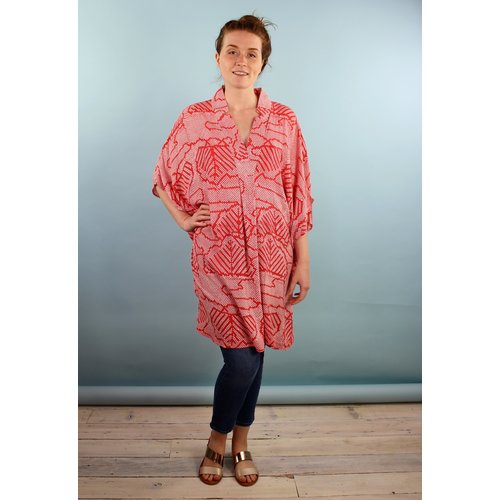 Bel Kazan Bodhi Tunic - Coral Bel Kazan Bodhi Tunic - Coral