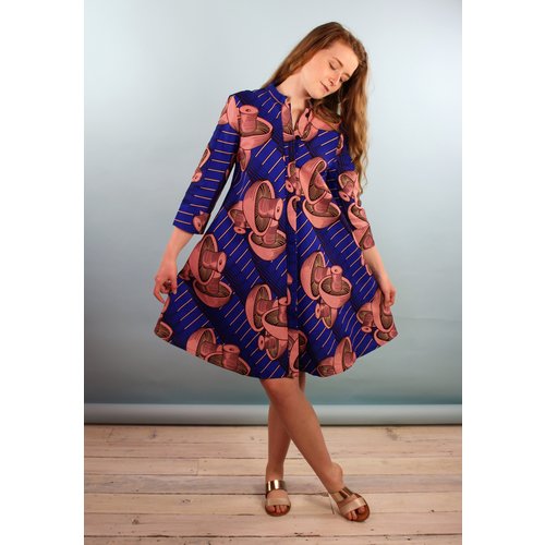 Zuri Shirt Dress - Shitake Zuri Shirt Dress - Shitake
