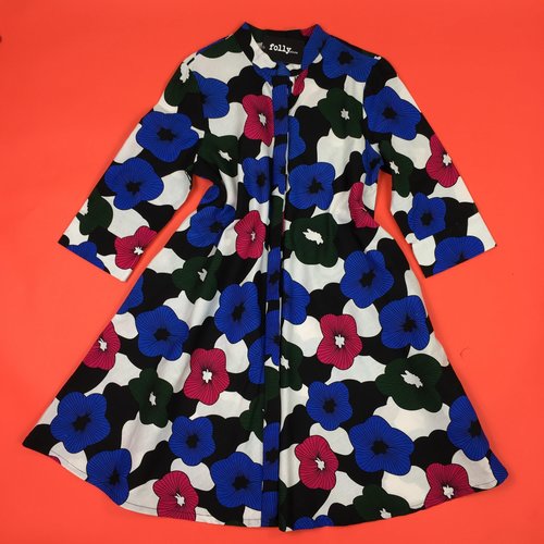 Zuri Shirt Dress - Hibiscus Zuri Shirt Dress - Hibiscus