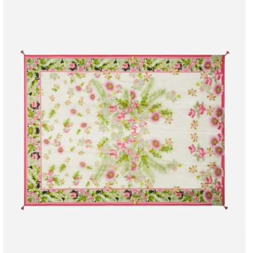 Johnny Was Rectangle Silk Scarf - GG Johnny Was Rectangle Silk Scarf - GG