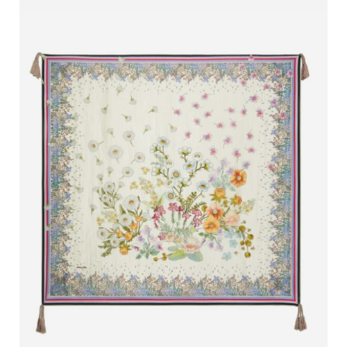 Johnny Was Silk Tassel Scarf - Forrie Johnny Was Silk Tassel Scarf - Forrie