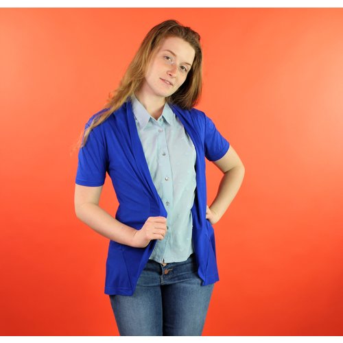 Sarah Bibb Camellia Cardi - Bluebell Sarah Bibb Camellia Cardi - Bluebell
