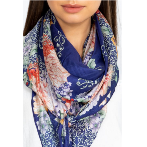 Johnny Was Silk Tassel Scarf - Blai Johnny Was Silk Tassel Scarf - Blai