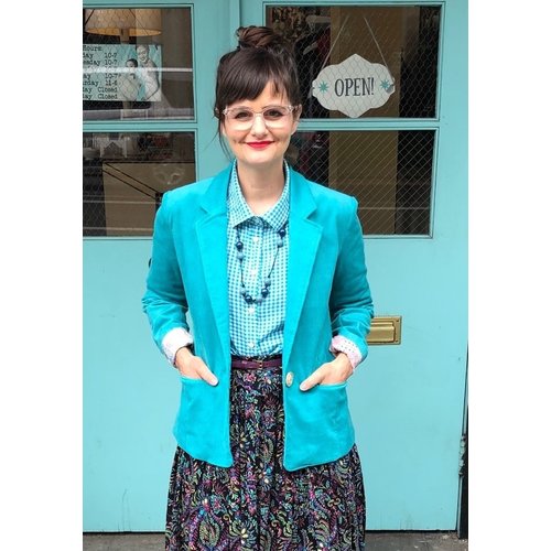 Sarah Bibb Patricia Blazer - Turq/Java Sarah Bibb Patricia Blazer - Turq/Java